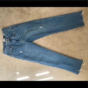 Straight Leg Denim Jeans